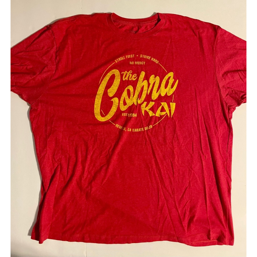 Men's Karate Kid Hybrid Apparel Cobra Kai T-Shirt 2XL Red